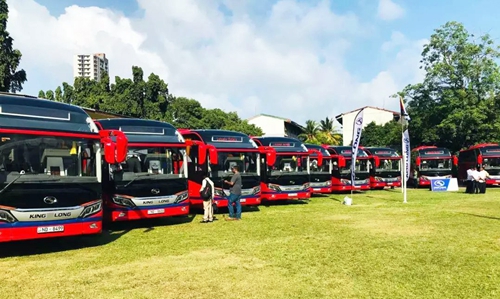 A Batch of China's Luxury Buses Equipped with Yuchai Engines Unveiled in Sri Lanka