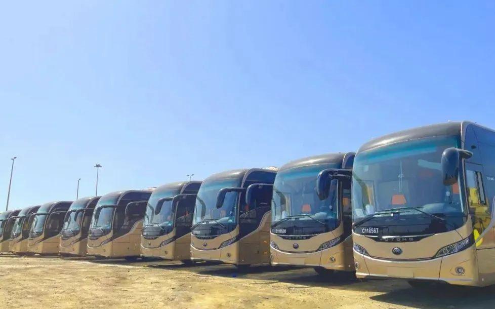 550! Yutong Buses Equipped with Yuchai Engines Exported to the Middle East